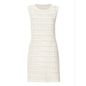 CAbi Paradise Cover-Up #6433 Off White Swim Cover-Up Size L EUC